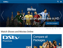 Tablet Screenshot of dstv.com